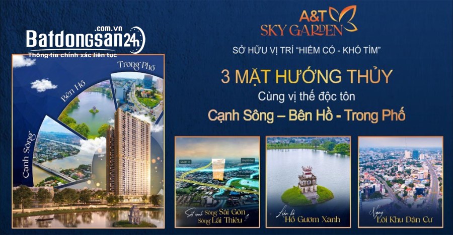 Căn hộ ven sông Sài Gòn A&T Sky Garden