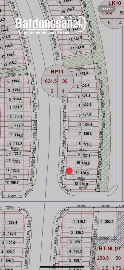 Bán đất nền phân lô Đường Lý Nam Đế, Phường Khai Quang, Tp Vĩnh Yên