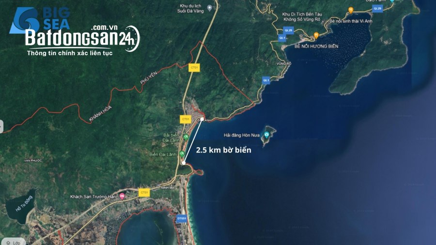 Siêu phẩm mặt biển Đại Lãnh full thổ cư