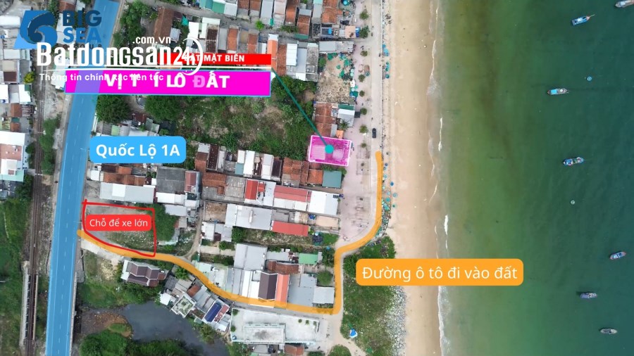 Siêu phẩm mặt biển Đại Lãnh full thổ cư