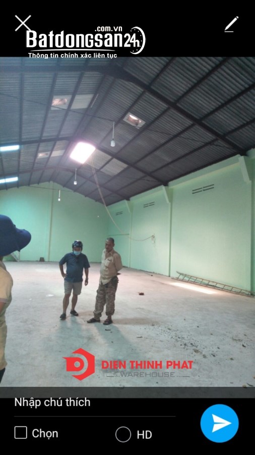 cho thuê nhà xưởng đường Lê văn quới quận bình tân 220m giá 22tr