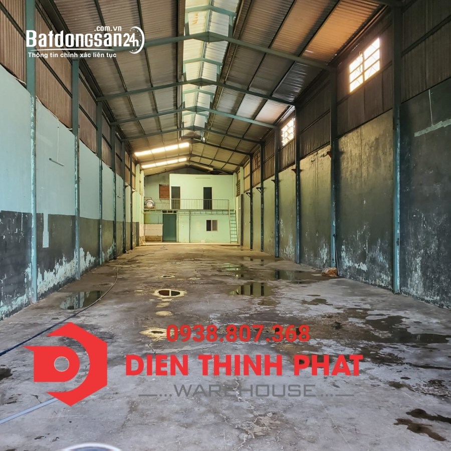 Cho thuê nhà xưởng đường Hương Lộ 2 quận Bình Tân 400m giá 32t