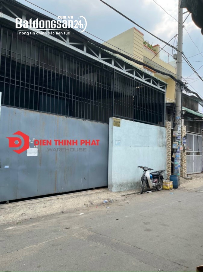 Cho thuê nhà xưởng đường hương lộ 2quận Bình Tân 450_39k.