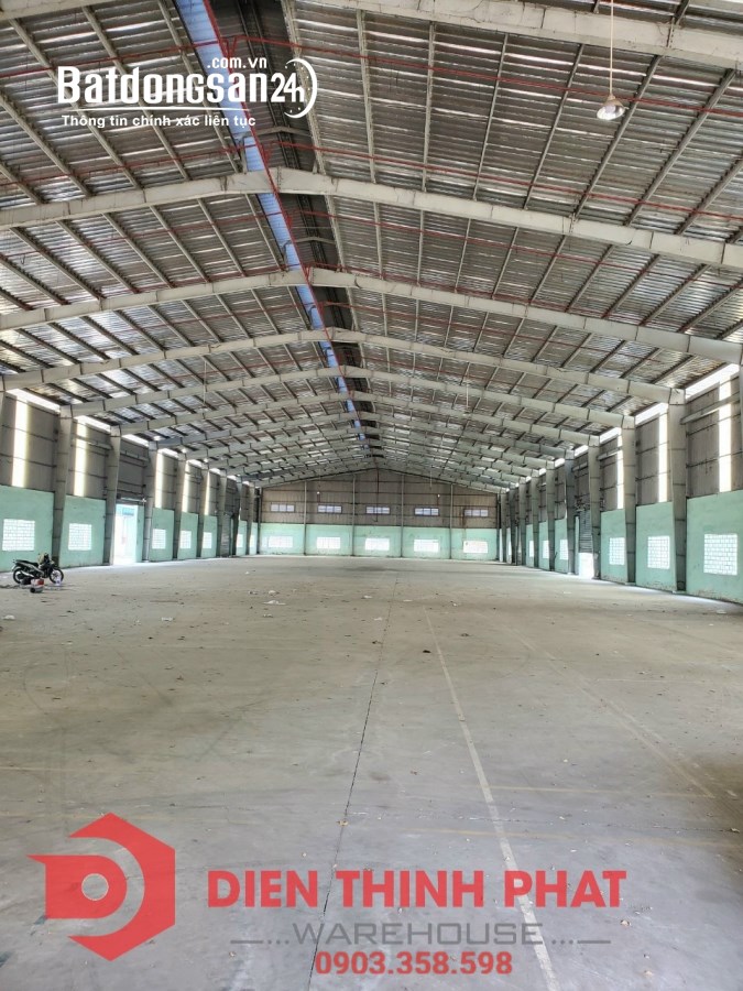 Cho thuê kho xưởng đườngVõ Văn Vân _bình chánh 1.600m (20x80) giá 100tr 