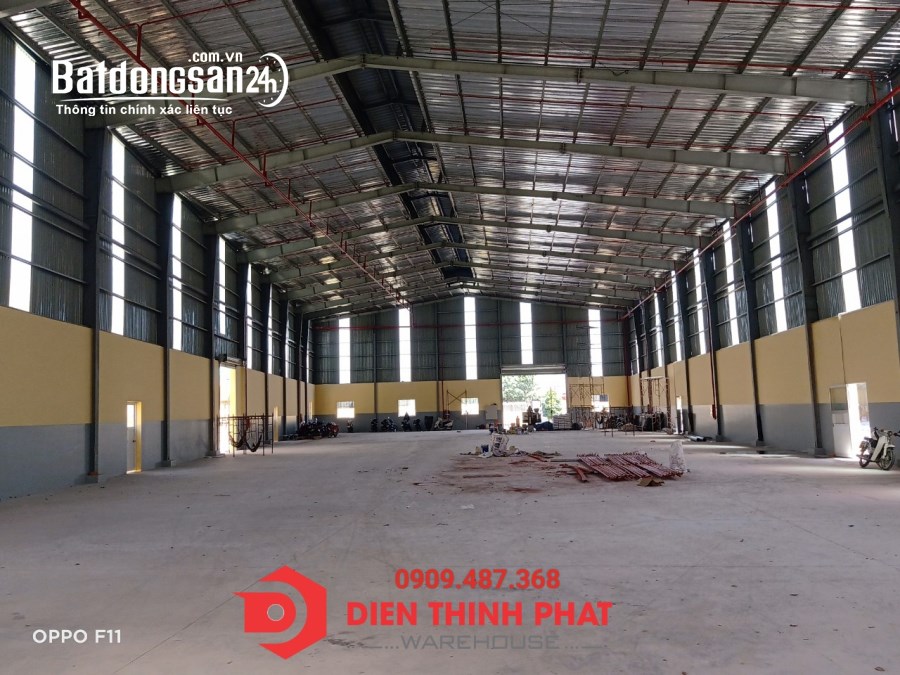 Cho thuê kho xưởng đường Nguyễn Cữu Phú 600m2 giá 36tr
