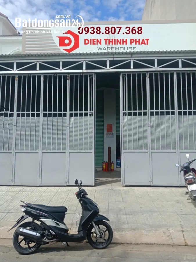 Cho thuê kho xưởng 600m giá 33tr đường container 24/24 LH 0909.781.809