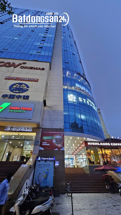 Bán gấp căn panorama Hồ Gươm Plaza chỉ từ 1,4 tỷ (25%) 3PN 103m2 - Miễn lãi 24 tháng,