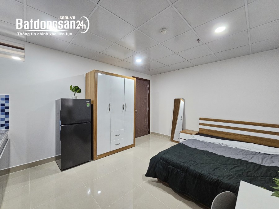 Phòng trọ dịch vụ, Đường Nguyễn Thị Thập, P.Bình Thuận, Quận 7, Nội thất đầy đủ, 25m2