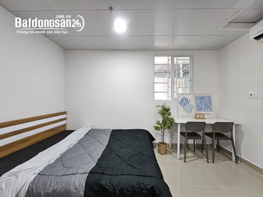 Phòng trọ dịch vụ, Đường Nguyễn Thị Thập, P.Bình Thuận, Quận 7, Nội thất đầy đủ, 25m2