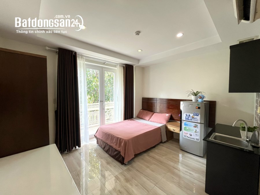 Cho thuê phòng đầy đủ nội thất có ban công rộng rãi thoáng mát, yên tĩnh ở Tân Phú, Q