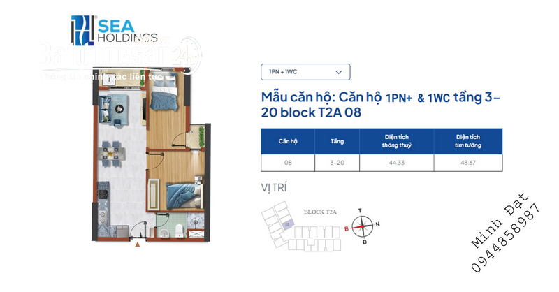 Căn hộ chung cư Destino Centro, Đường Quốc lộ 1A, Huyện Bến Lức