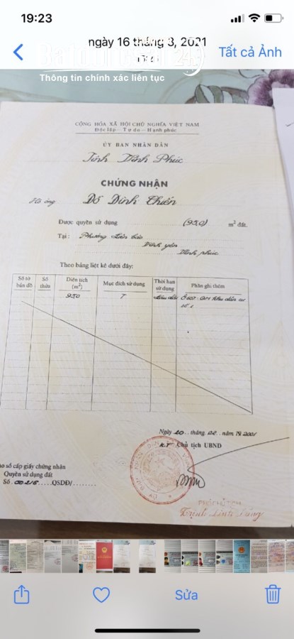 Bán nhà Đường Nguyễn Văn Linh, Phường Liên Bảo, Tp Vĩnh Yên