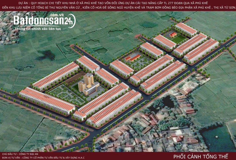 Bán đất nền phân lô Đường Nguyễn Văn Cừ, Xã Phù Khê, Thị xã Từ Sơn