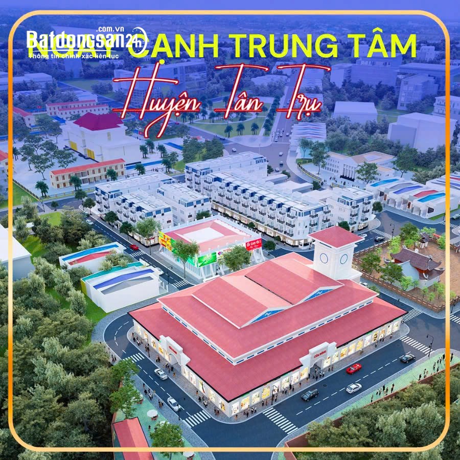 Bán đất Đường Tỉnh lộ 833, Xã Bình Tịnh, Huyện Tân Trụ, sổ hồng riêng, hỗ trợ cho vay