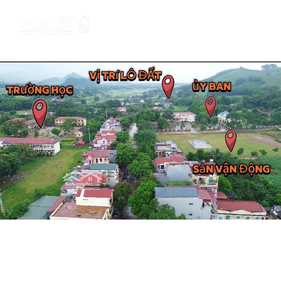 Bán đất phân lô thôn Bình Sậy X.Thạch Sơn H.Thạch Thành tỉnh Thanh Hóa. 280m2 ~ 285tr