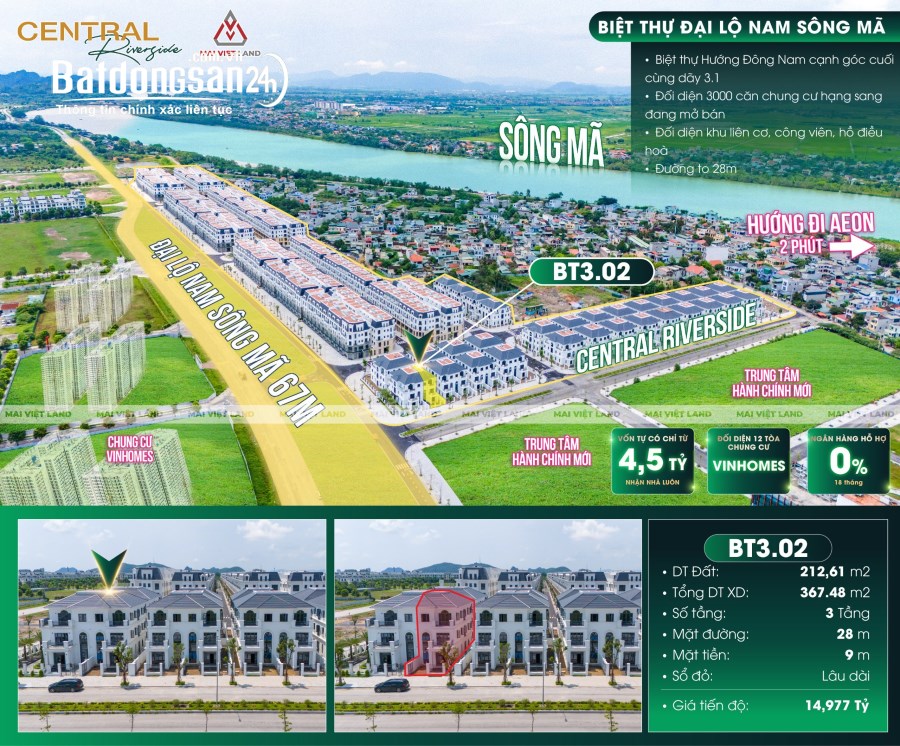 Bán biệt thự, villas Đường Nguyễn Thiếp, Xã Đông Hải, TP Thanh Hoá