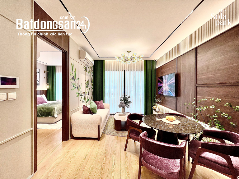 Nam Từ Liêm - căn hộ The Sola Park, nội thất cực sang, xịn, đẳng cấp. Ck lên đến 16%.
