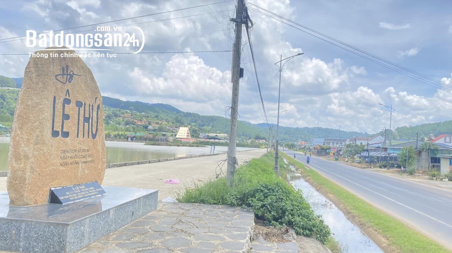 1,8 sào đất mặt tiền QL 20, hiệp an đức trọng, đối diện hồ Lê Thứ