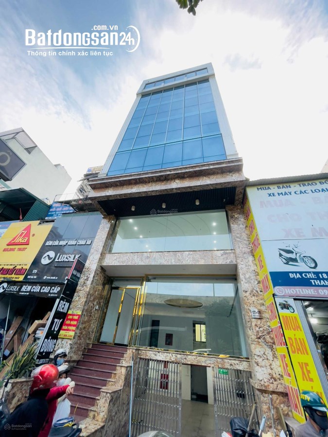 Bán tòa nhà Building mặt đường Khuất Duy Tiến, DT: 107m x8 tầng thang máy thông sàn