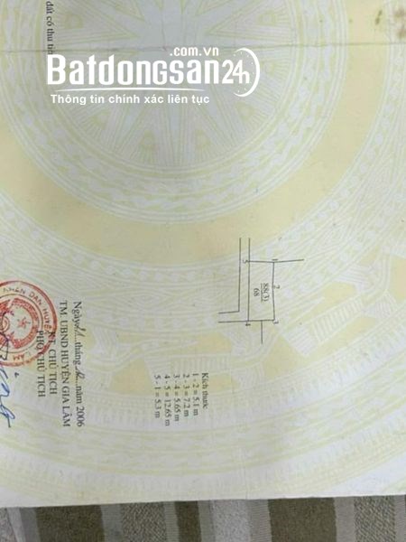 Bán đất Xã Đa Tốn, Huyện Gia Lâm
