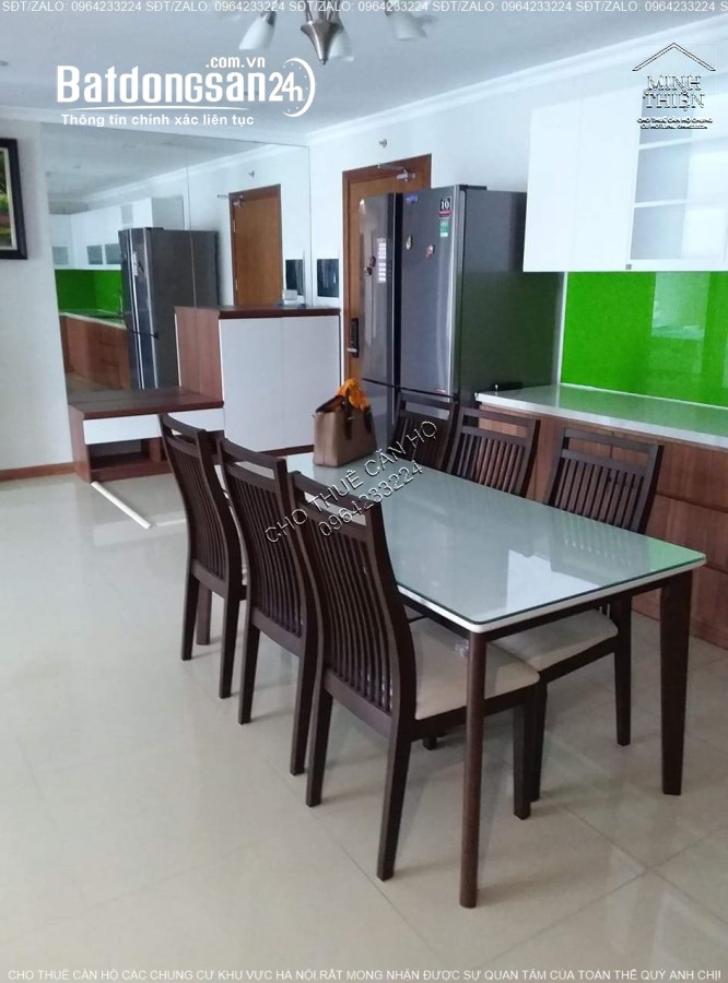 (Chung Cư Goldmark City 136 Hồ Tùng Mậu) Cho Thuê Căn Hộ 4 Phòng Ngủ Full Nội Thất