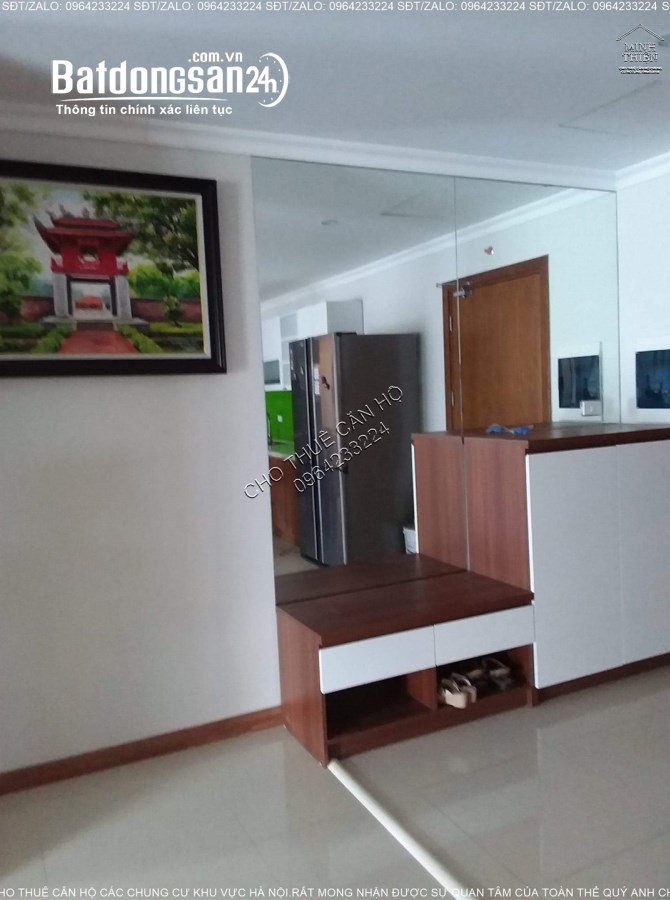 (Chung Cư Goldmark City 136 Hồ Tùng Mậu) Cho Thuê Căn Hộ 4 Phòng Ngủ Full Nội Thất