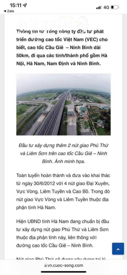 Bán đất Xã Liêm Sơn, Huyện Thanh Liêm