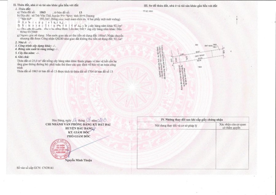 Cần bán gấp đất ngộp Trừ Văn Thố 297 triệu,dân cư hiện hữu, SHR CC ngay.