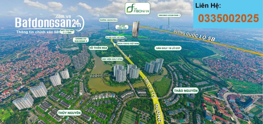 Bán căn hộ chung cư The Fibonan, Đường Thảo Nguyên, Huyện Văn Giang