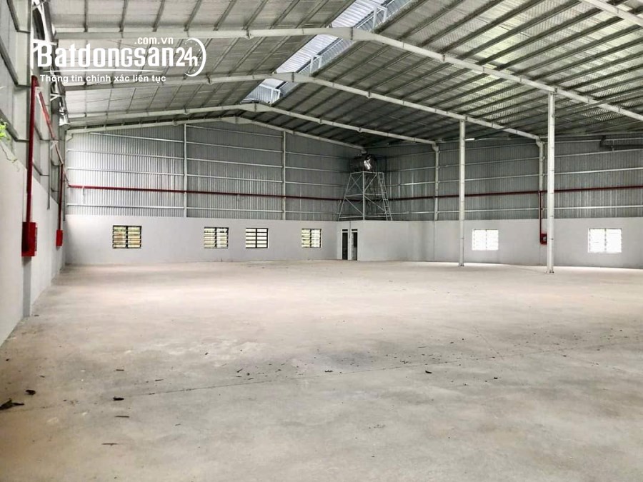 Cho thuê 1500m2 Gía : 65 triêu/tháng Bến Cát , PCCC Vách tường