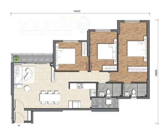 Bán CH  Precia Quận 2, Đường Nguyễn Thị Định, -101m2-3PN-đã có sổ hồng-6.2 tỷ-0919 838 703