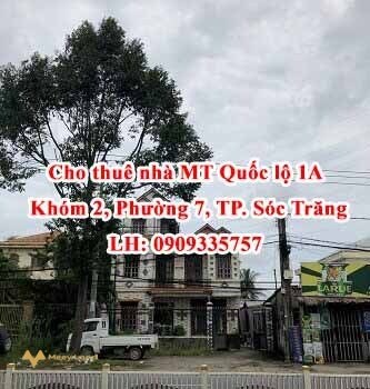 Cho thuê nhà mặt phố Khu đô thị Mekong Centre, Đường Số 1, TP Sóc Trăng