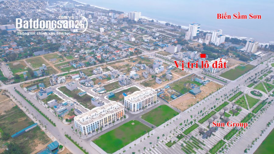Bán đất Đường Thanh Niên, Phường Trung Sơn, TP Sầm Sơn