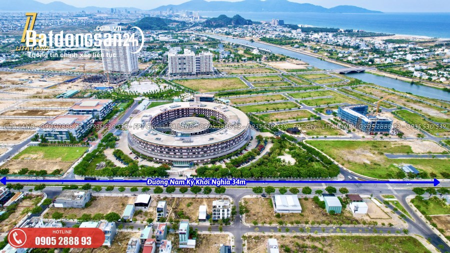 Bán đất nền trục Nam Kỳ Khởi Nghĩa khu FPT City Đà Nẵng vị trí kinh doanh