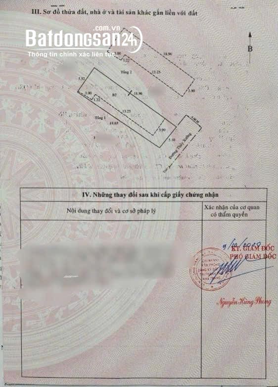 PSO13 Bán nhà 2 tầng mặt tiền đường Thủy Xưởng TTTP Nha Trang