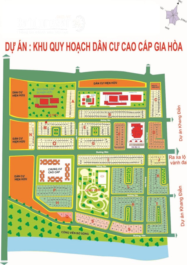 Bán đất nền phân lô Khu dân cư Gia Hòa, Đường Liên Phường, TP Thủ Đức (Quận 9)