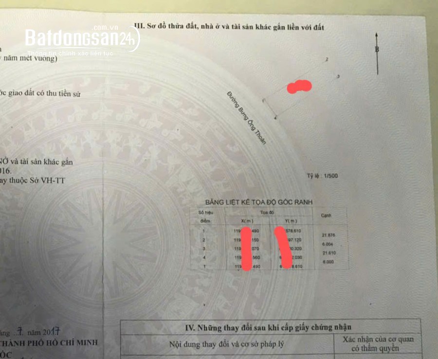 Bán đất nền phân lô Đường Bưng Ông Thoàn, Phường Phú Hữu, TP Thủ Đức (Quận 9)