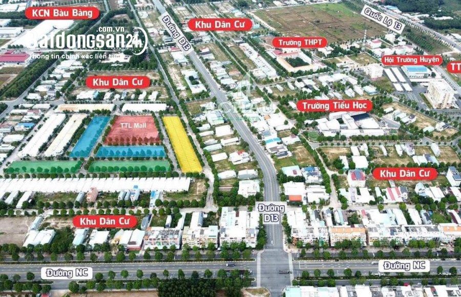 Bán đất Đường D14, Thị trấn Lai Uyên , Huyện Bàu Bàng