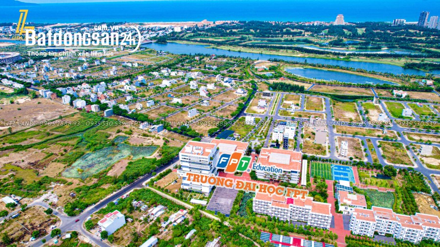 Tổng hợp đất nền vị trí đẹp kinh doanh sát trường Đại Học FPT City Đà Nẵng