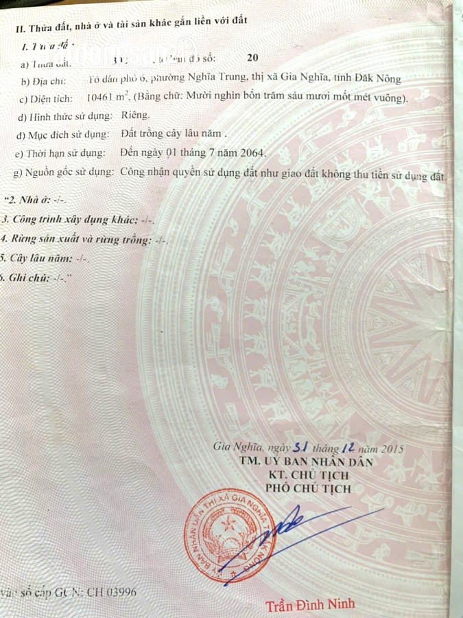 1ha đất phường gần trường cao đẳng giá rẻ,tiềm năng phát triển lớn