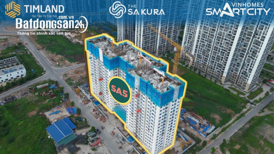 Chủ nhà nhờ bán căn 2PN mới toanh bên SA5 Vinhomes Smart City với giá 3,8 tỷ bao phí