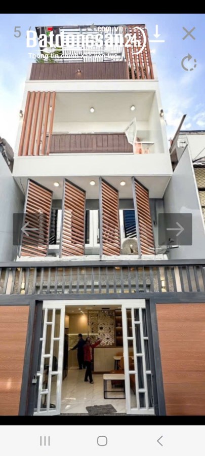 Nhà hẻm xe hơi , 32m2 , 4 lầu , Phú Nhuận , giá 6.85 tỷ .
