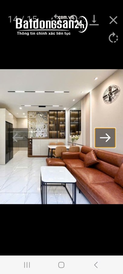 Nhà hẻm xe hơi , 32m2 , 4 lầu , Phú Nhuận , giá 6.85 tỷ .