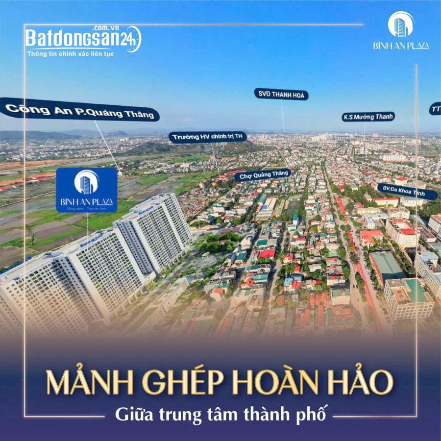Bán căn hộ chung cư Bình An Plaza, Đường Đỗ Đại, TP Thanh Hoá