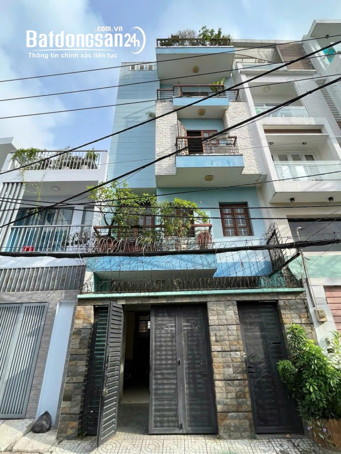 Nhà 2MT KC 6 Tầng, DTSD 405m2 Khan Hiếm, Ngay Hẻm 6M Lê Quang Định, Bình Thạnh.