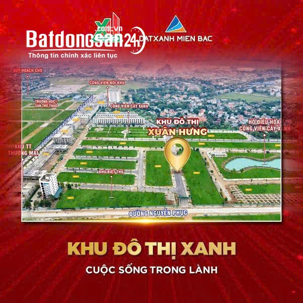 Bán nhà mặt phố KĐT Xuân Hưng, Đường CSEDP, TP Thanh Hoá