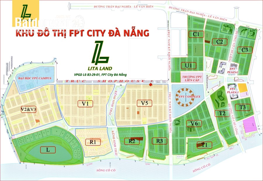 Bán đất nền FPT City Đà Nẵng Sổ đỏ chính chủ. Cập nhật Bảng giá chi tiết nhất.