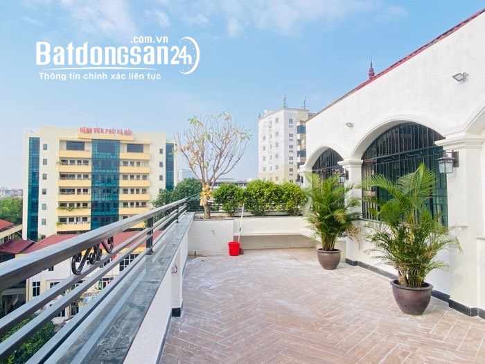 nhà mặt phố Thanh Nhàn, 1 mặt ngõ, 115m x 8 tầng, thang máy, vỉa hè