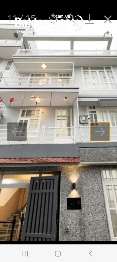 Nhà hẻm xe hơi , 38m2 , 4 lâù , Bình Thạnh , giá 6.35  tỷ .