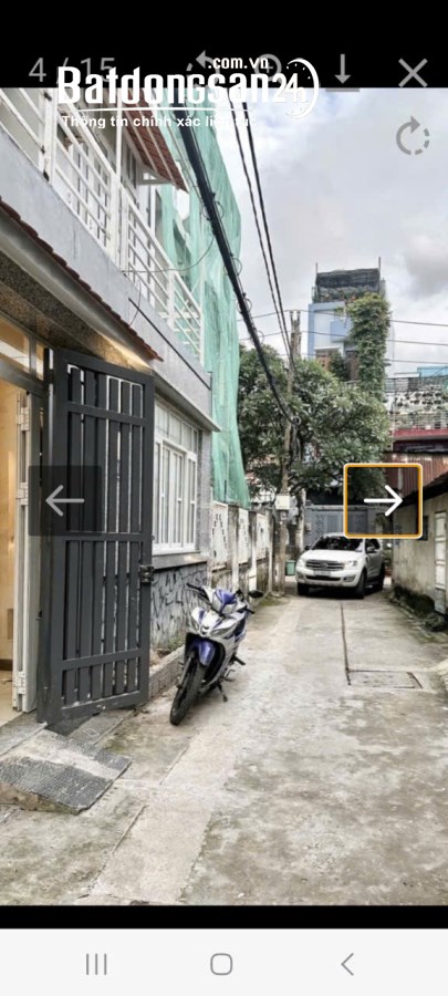 Nhà hẻm xe hơi , 38m2 , 4 lâù , Bình Thạnh , giá 6.35  tỷ .